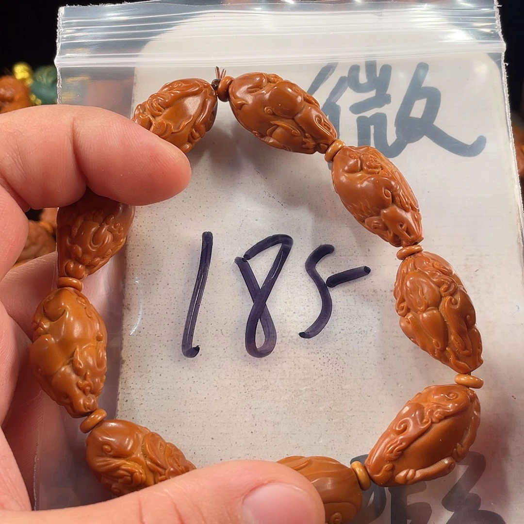 橄榄核手串/手链橄榄核雕工艺手串 瑕疵介意勿拍