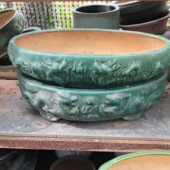 一***三石湾陶瓷花盆一个包邮