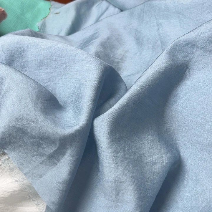 天丝（莱赛尔纤维）浅蓝人鱼姬2米。