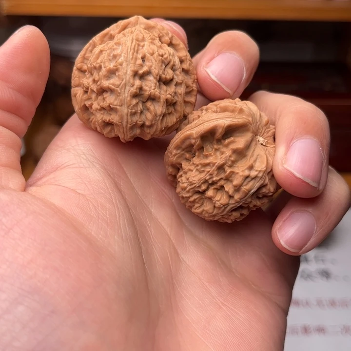 吊坠文玩核桃39全品三角白