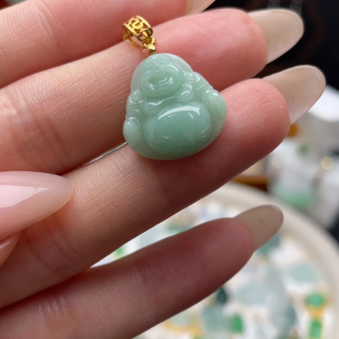 翡翠银S925镶嵌颈饰