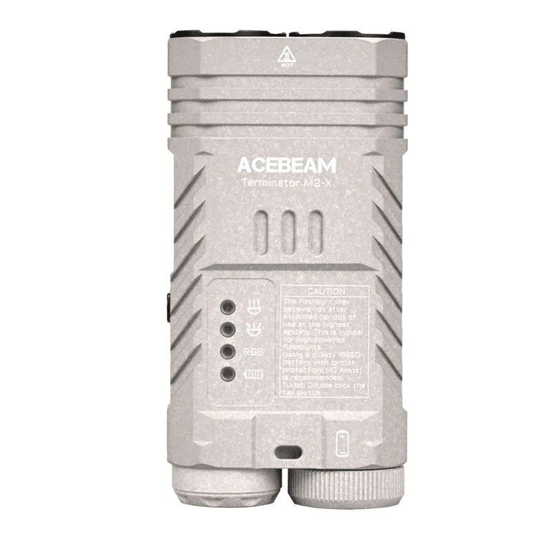 【高品质】ACEBEAM M2-X暴雪 远泛切换照明双筒手电 可充电搜救蓝