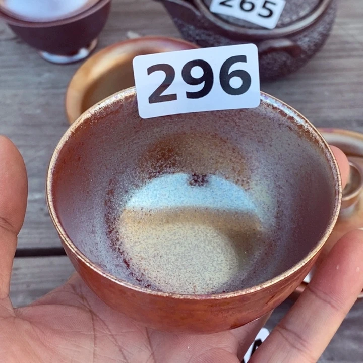 柴烧茶具陶瓷杯子