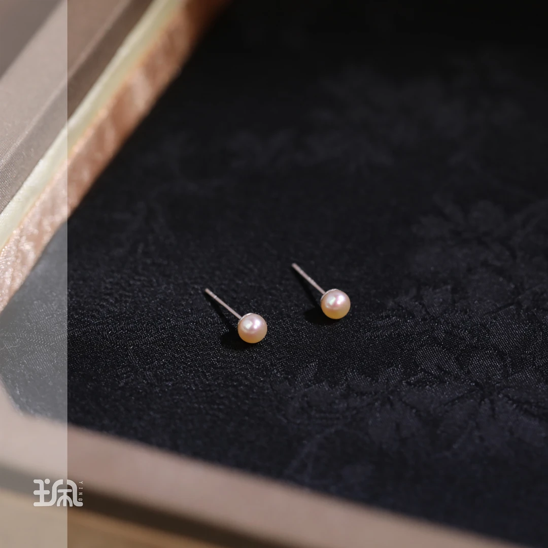 恬巧|淡水珍珠*耳钉*S925银镶嵌ZYA25012258多样性发其一
