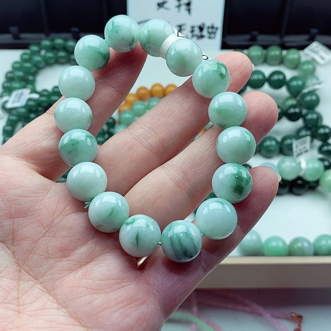 翡翠未镶嵌毛衣链