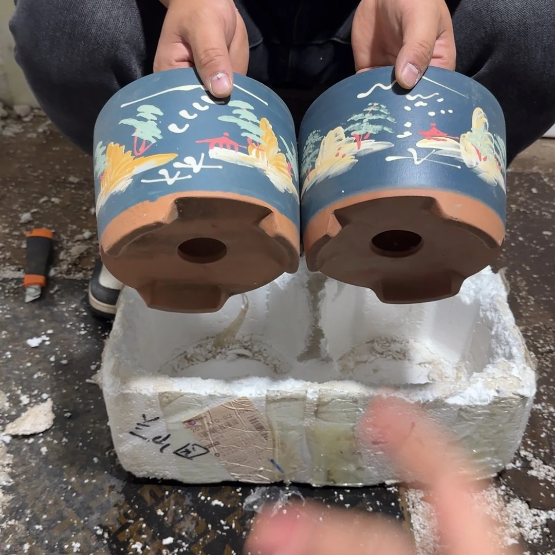 紫砂花盆口径15.10口径