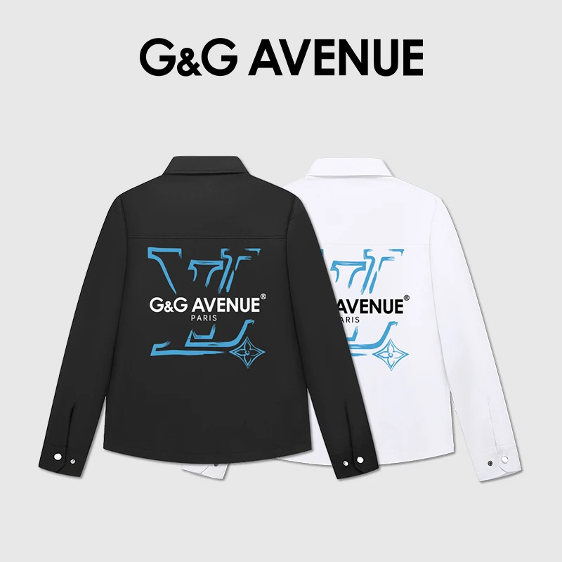法国G&G AVENUE轻奢舒适秋季外套时尚休闲男款长袖衬衫-GC2420154