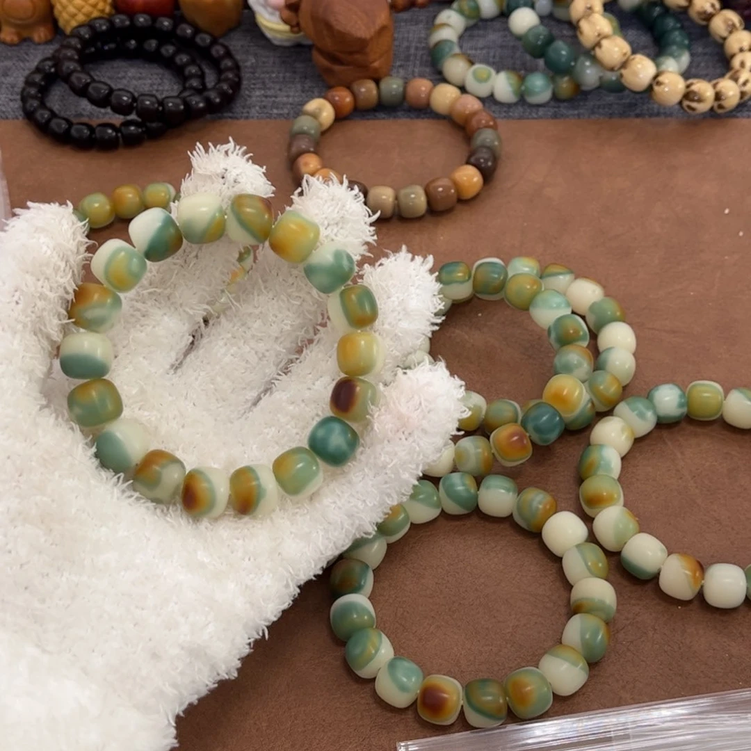 白玉菩提手串1213干磨眼睛随机