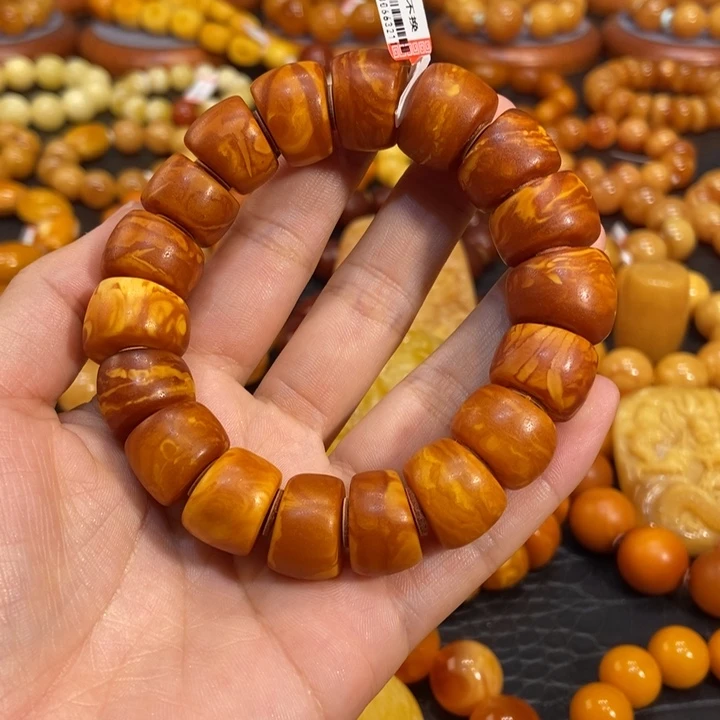 琥珀手链未镶嵌?蜜蜡