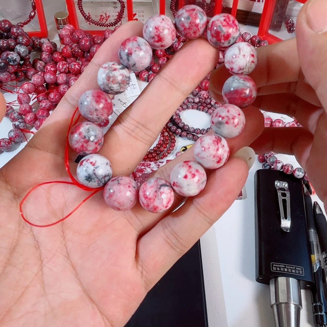 天然辰砂天然原石卡14