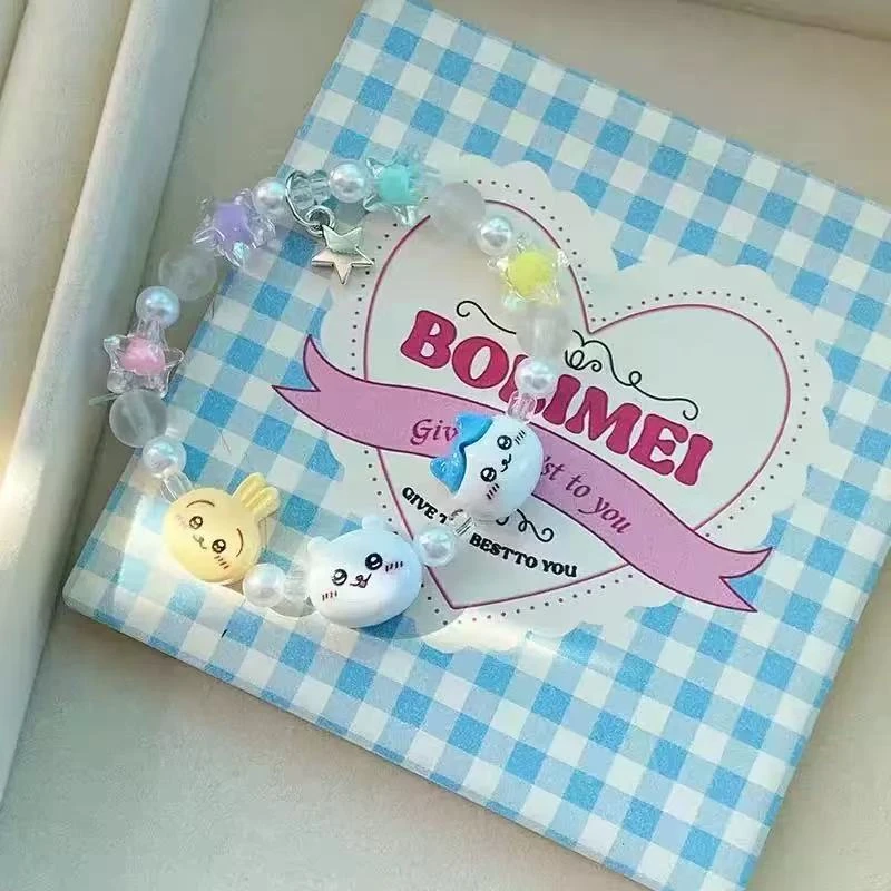 非金属树脂手链 【小叶】小吉伊小八乌萨奇可爱星星手链百搭Y257