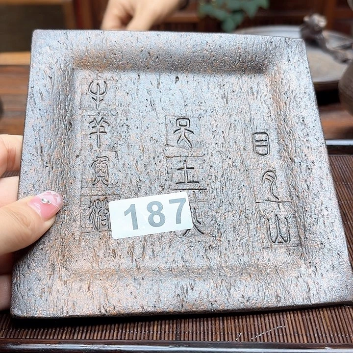 纯手工制作粗陶茶具