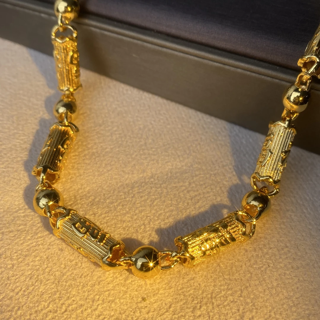 6423【项链】轻奢精品金色女士项链