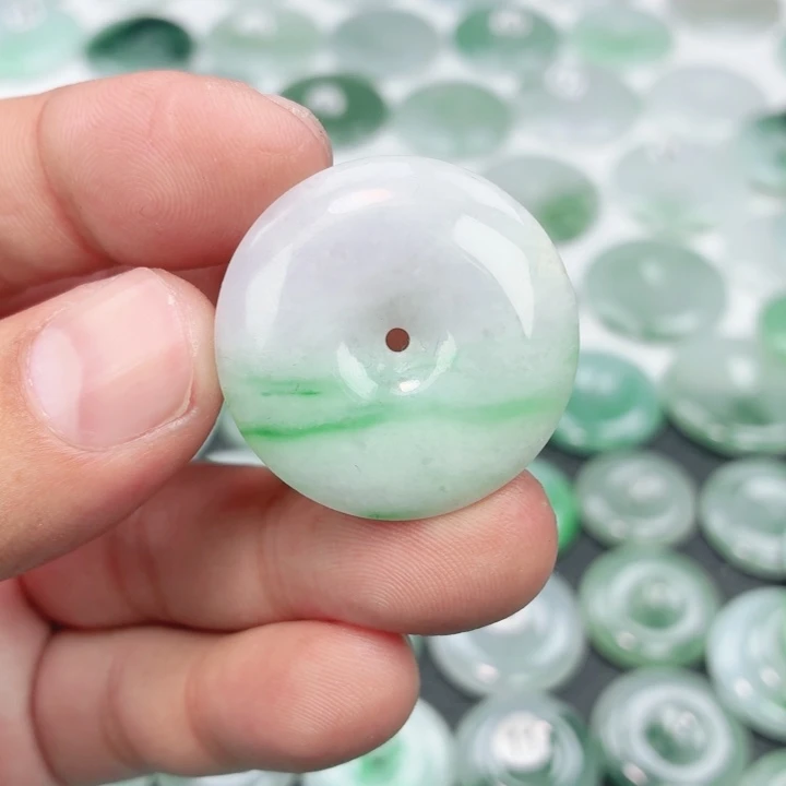 翡翠未镶嵌颈饰缅甸天然A货翡翠31.8-6.9