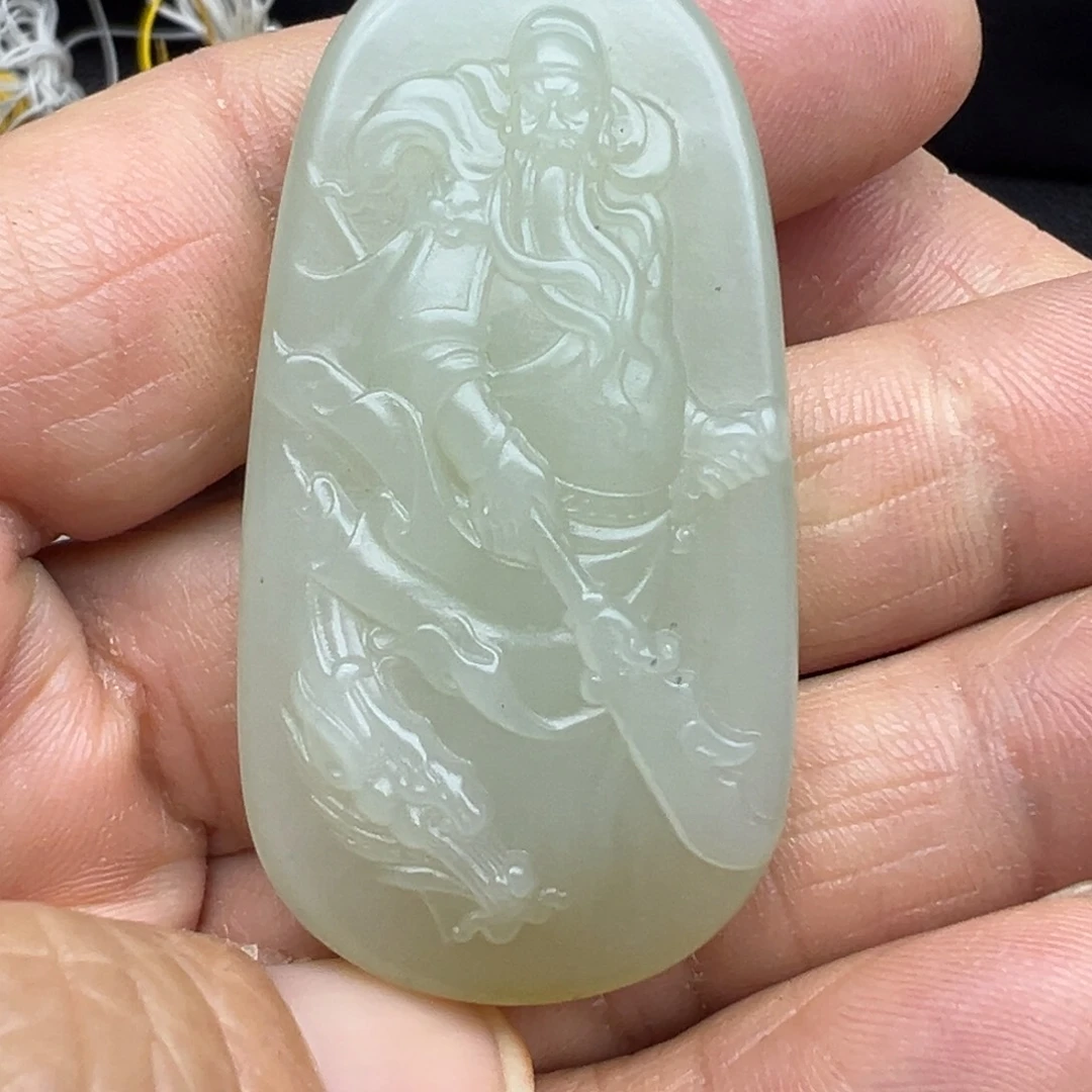 和田玉（糖玉）未镶嵌吊坠(不含链)