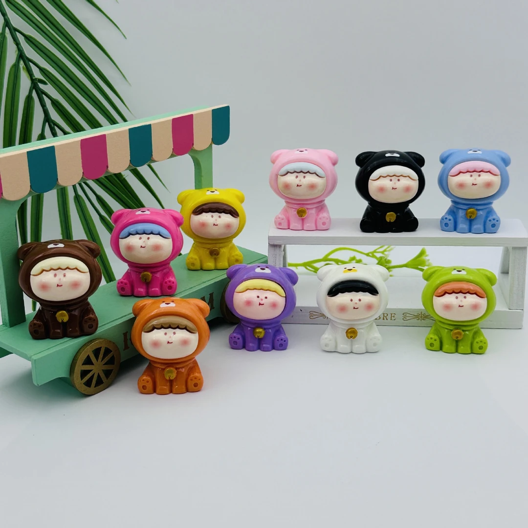 【混款直播现场拆】混款树脂萌粒摆件对对碰包钥匙扣