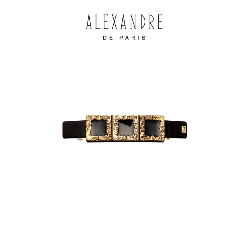 ALEXANDRE DE PARIS巴黎亚历山大古董8公分发夹发饰头饰