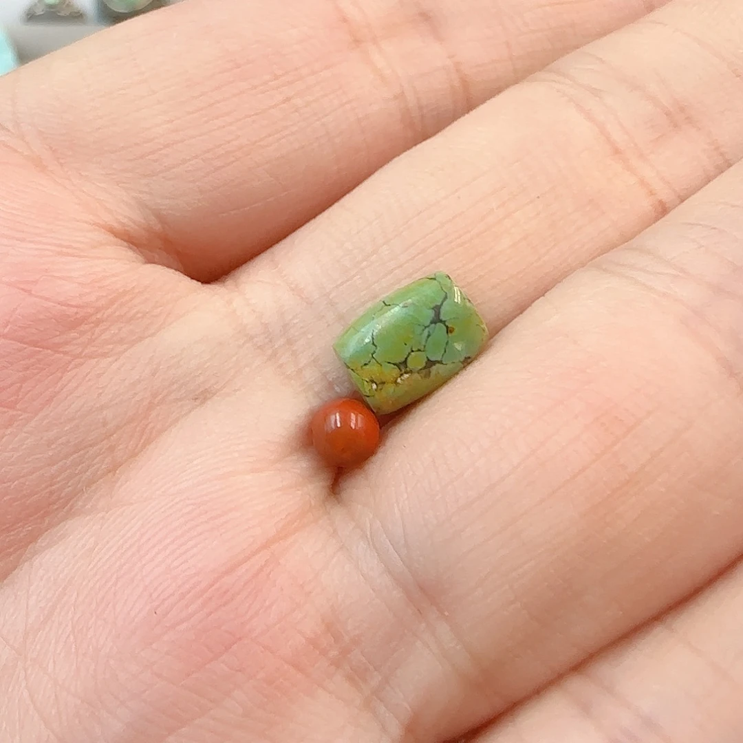 南红玛瑙配饰 小桶珠02未镶嵌