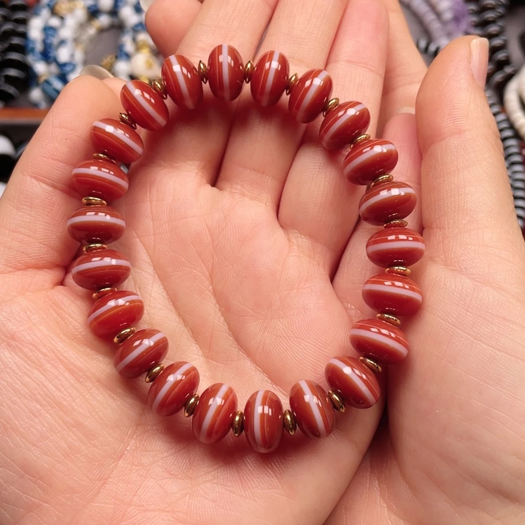 【闪购商品】合金手串玛瑙/玉髓莹