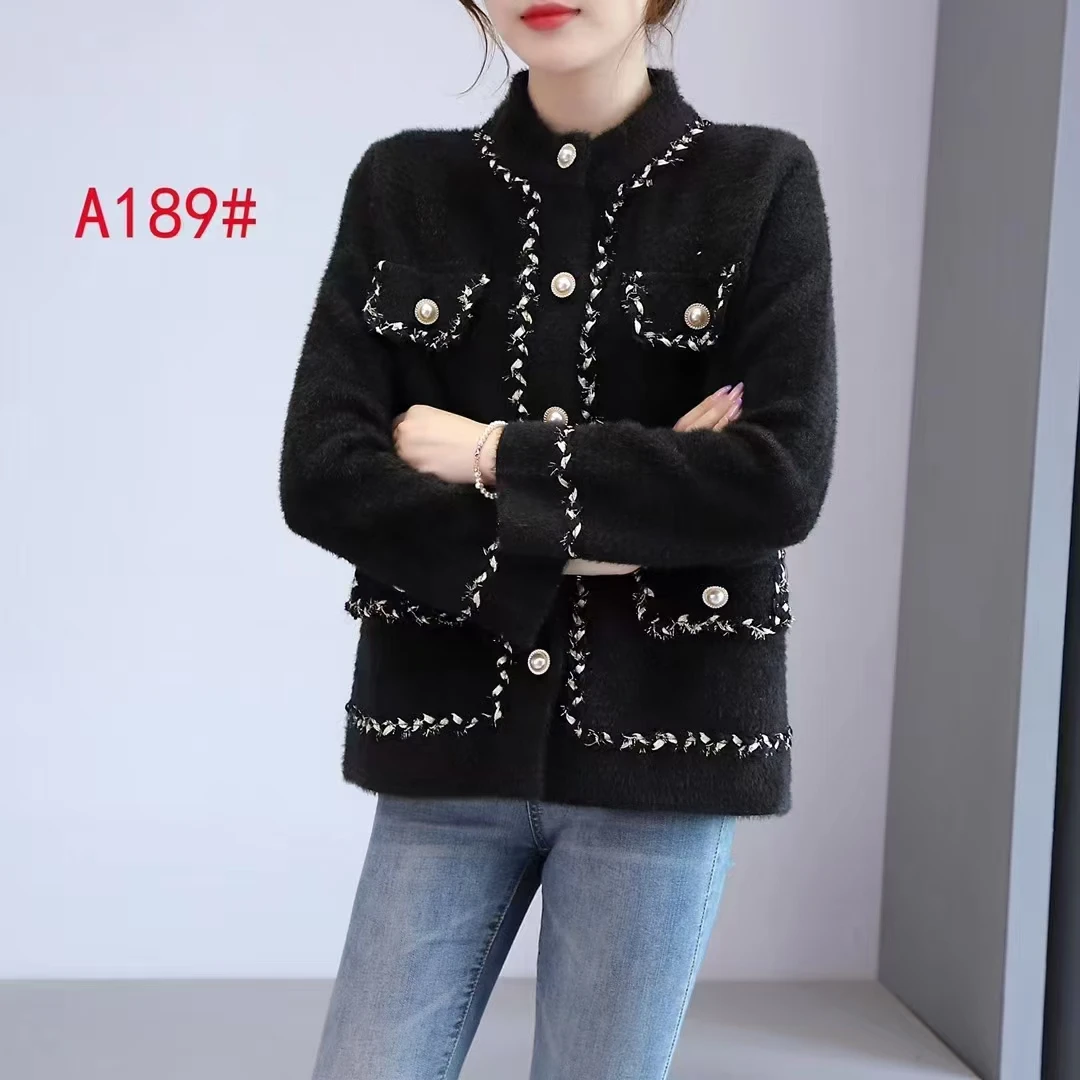 【香姐精品】2025年新款网红气质女装时尚洋气百搭小香风外套-189