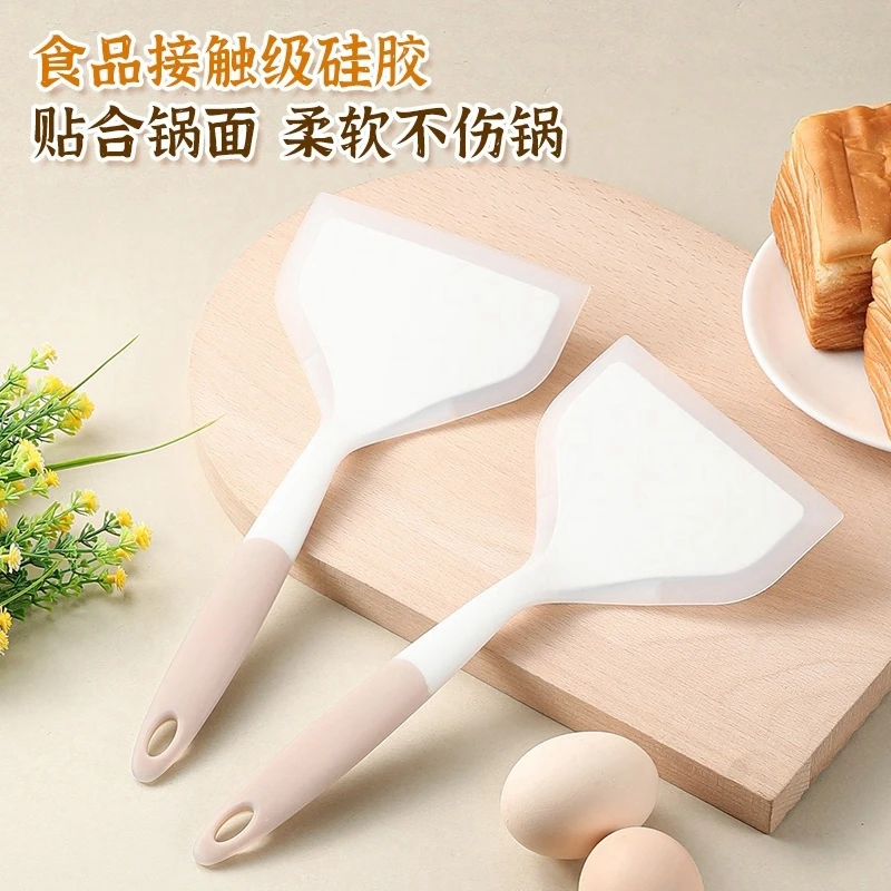 硅胶煎铲家用玉子烧铲子不粘锅炒菜锅铲烙饼煎蛋煎鱼耐高温X