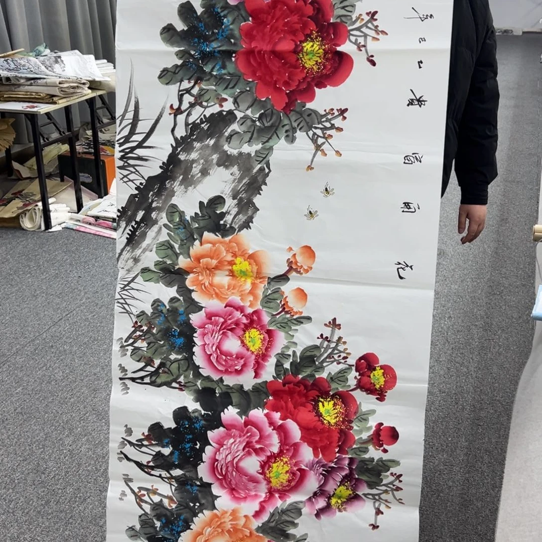 国画卖字画的小老板