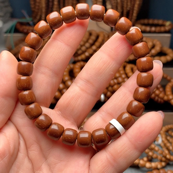 非金属木质紫金鼠9×8道珠老型单圈