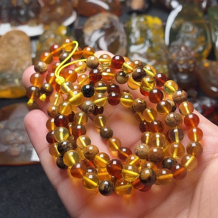 琥珀未镶嵌颈饰6➕多宝162