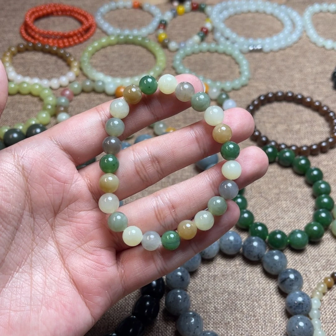 和田玉未镶嵌手链