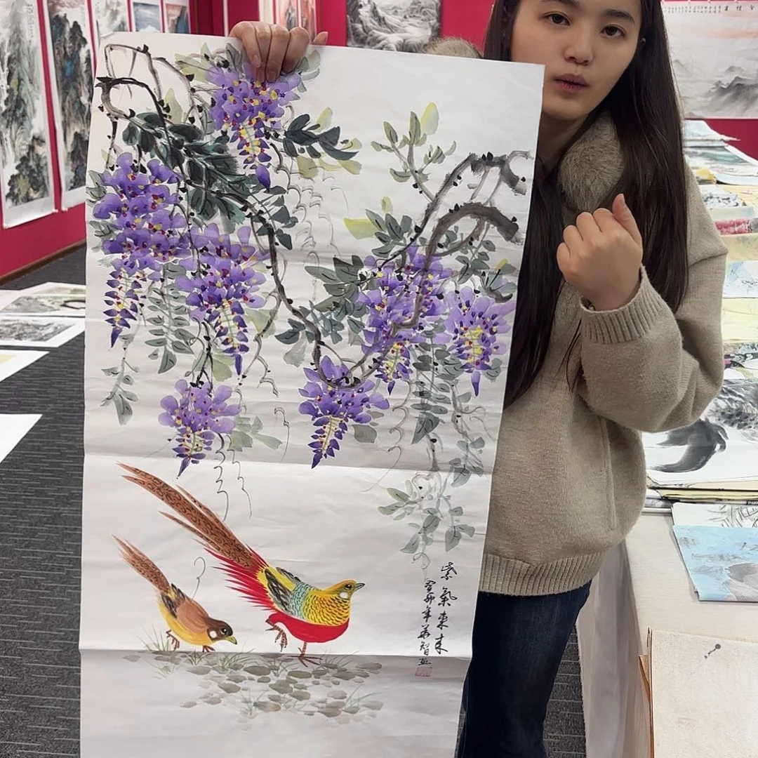 国画国画作品纯手绘