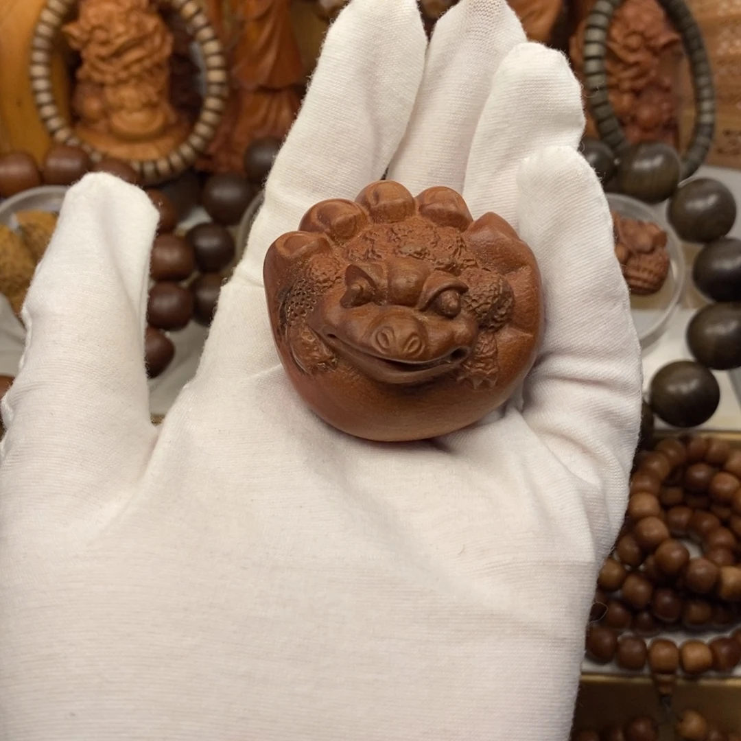 檀香木手串/手链迈索尔老山檀香掌中金蟾奶香，微瑕