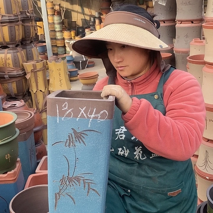 紫砂花盆紫砂花盆