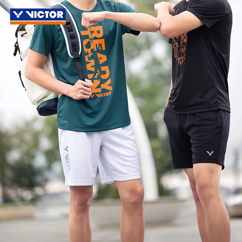 VICTOR/威克多 羽毛球服训练系列中性款针织运动短裤 R-50202