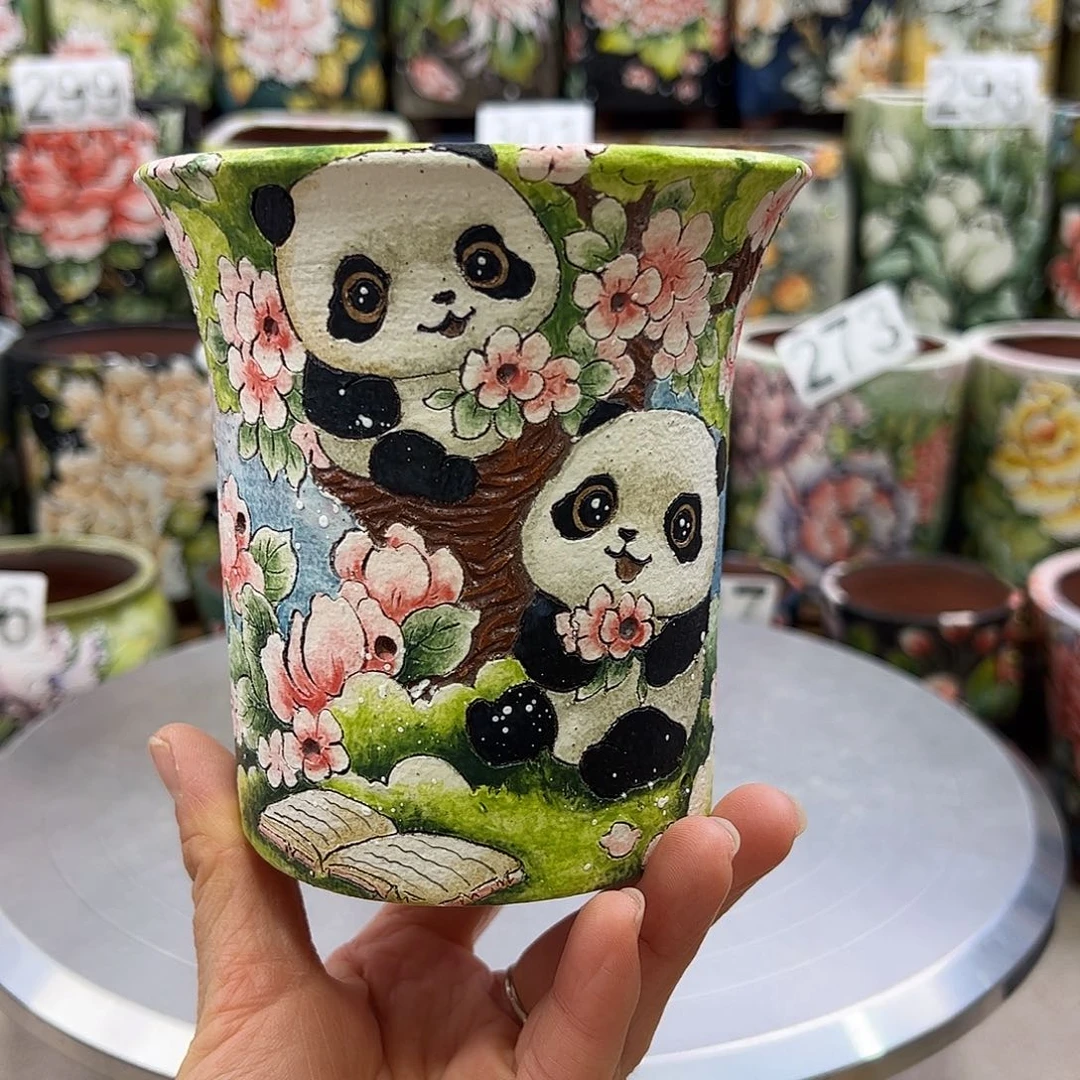 景德镇陶瓷花盆景德镇陶瓷花盆