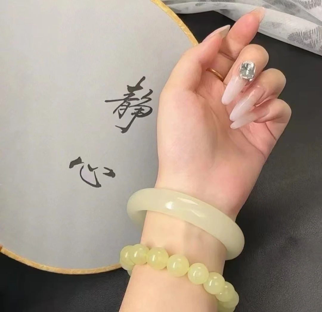 天然辰砂翠王精美文玩手镯H-0052