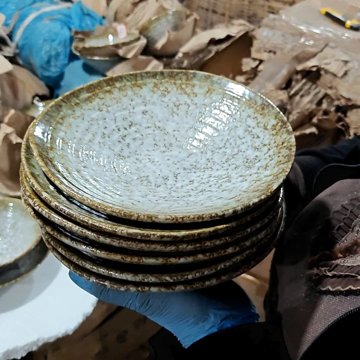 摆件盘子碗茶壶啥都有6个三角盘