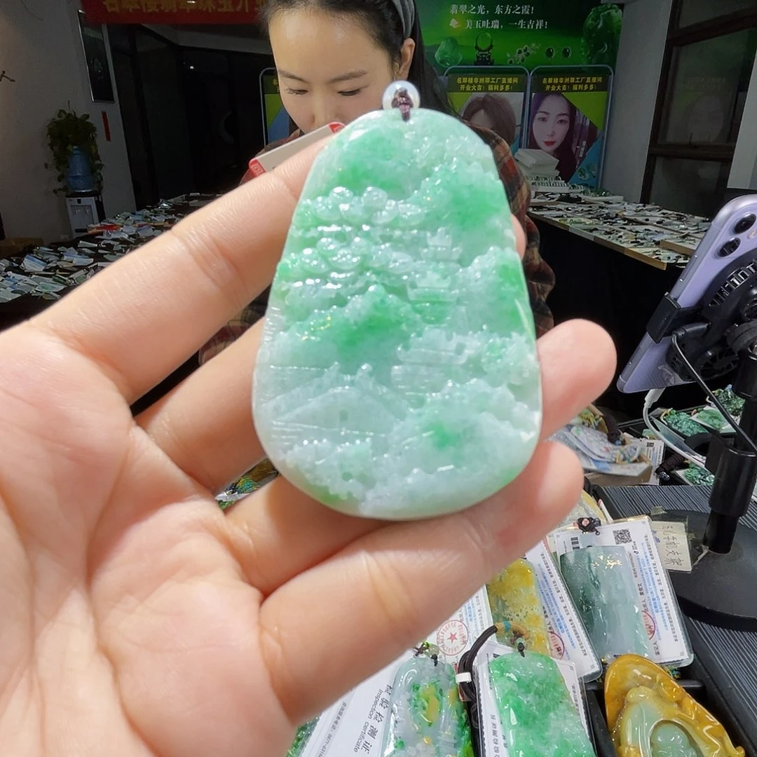 颈饰未镶嵌翡翠一