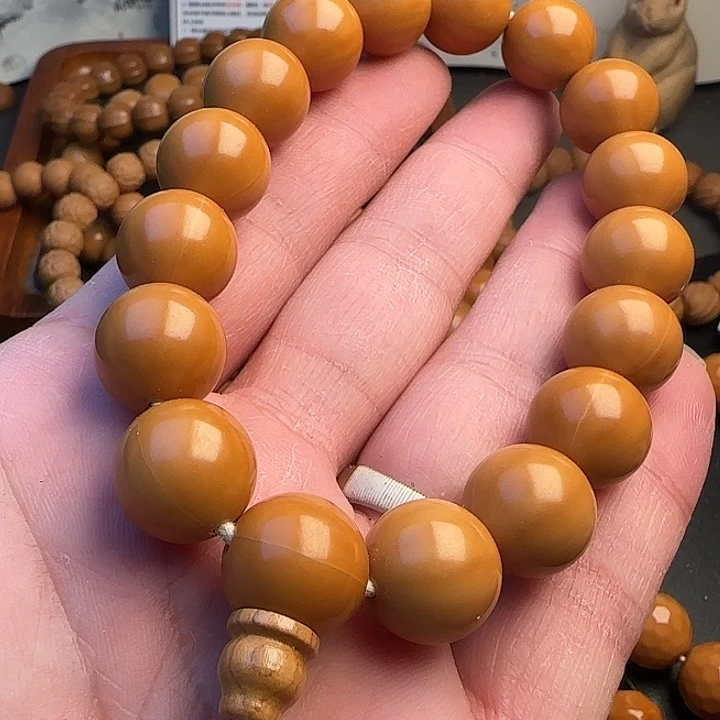 猴头核桃手串全品龙炎大光珠尺寸14mm