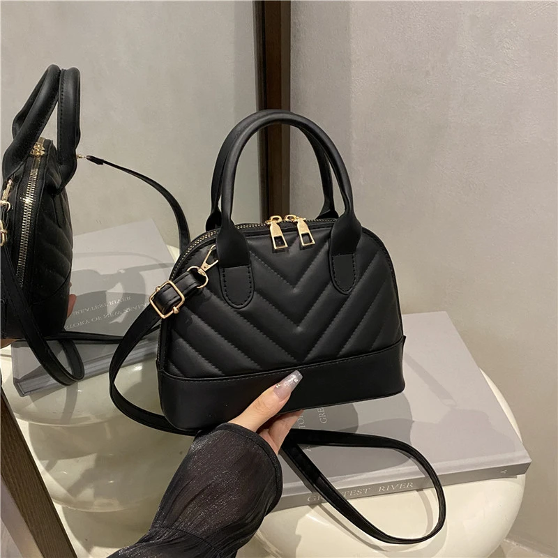 2025秋季新款贝壳包单肩斜挎包