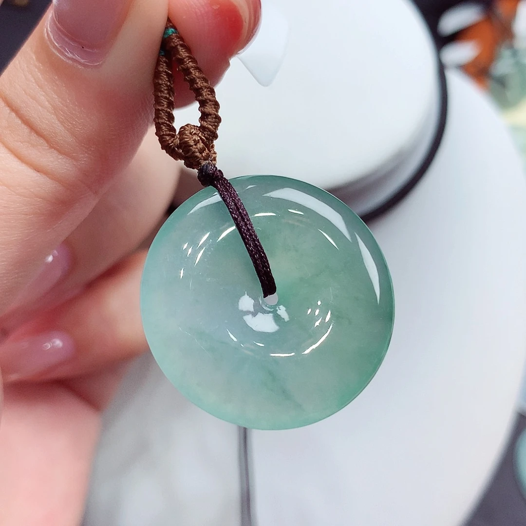 翡翠未镶嵌颈饰翡翠13，27.3/5.1