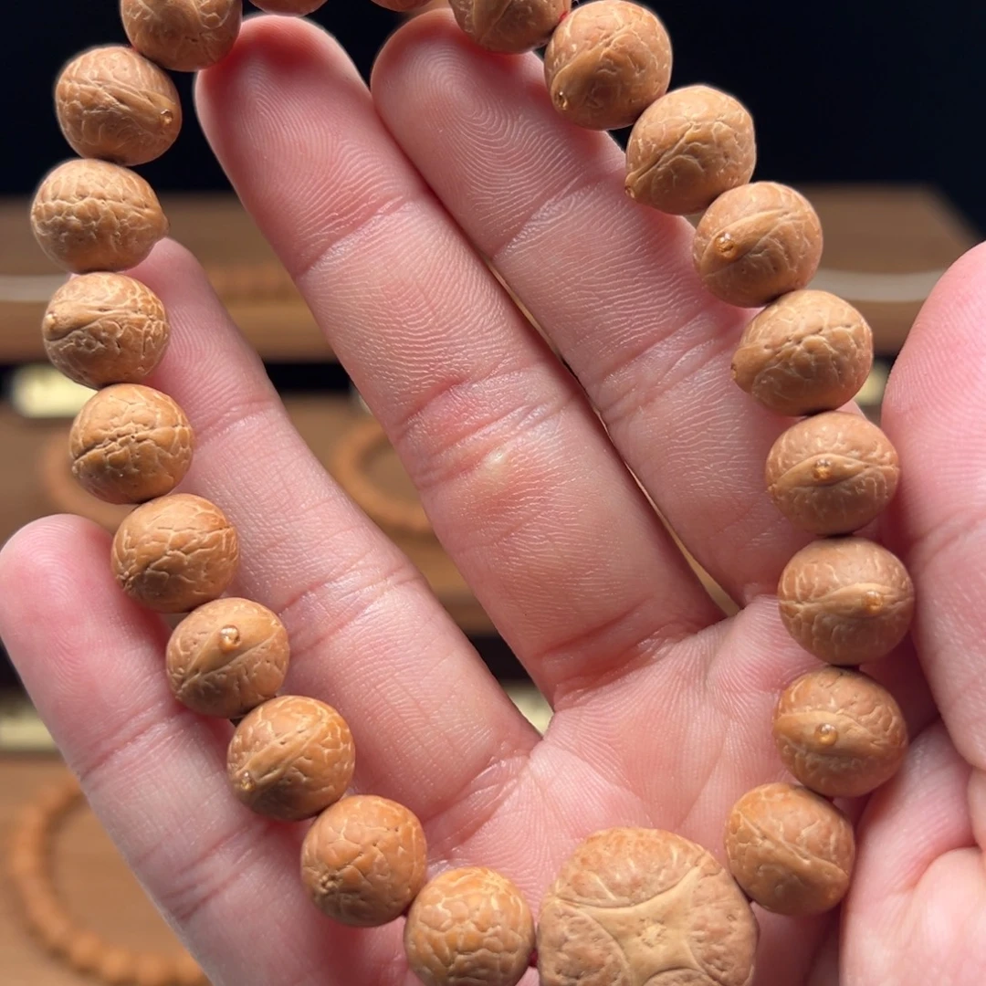 若***.凤眼菩提把件11.5尺寸言澈