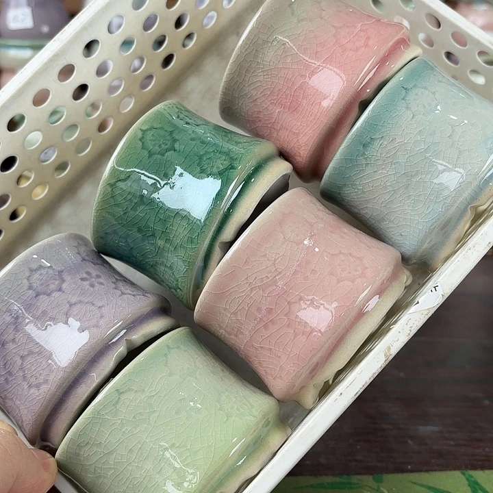 红陶量货/口高深浅搭配发6个