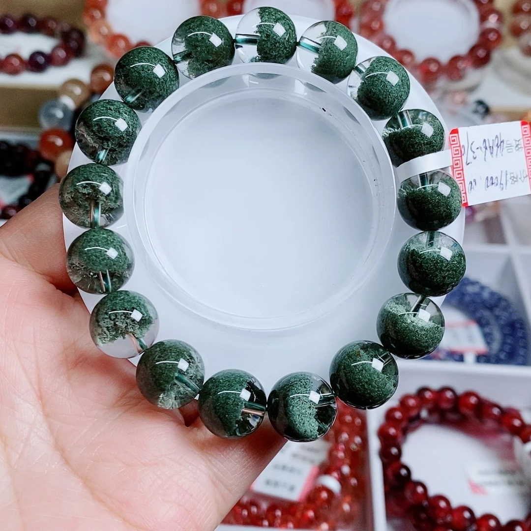 手串水晶未镶嵌绿幽灵聚宝盆