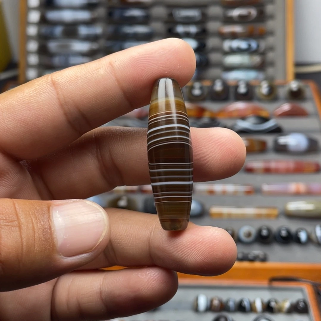 浆***7玛瑙/玉髓单珠未镶嵌