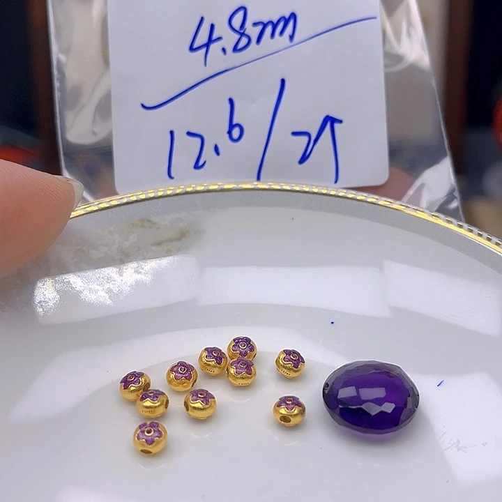 银S925镶嵌颈饰紫晶紫晶925镶嵌195