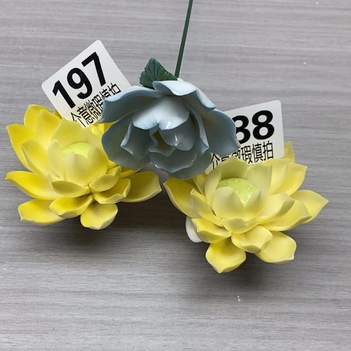 大***视陶瓷手工制作陶瓷花