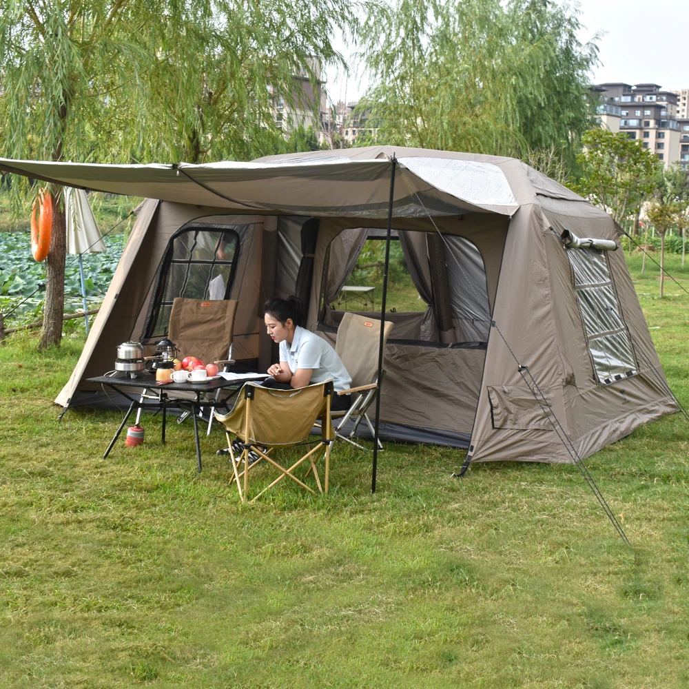 WonderWild户外便携式装备露营野营充气帐篷防雨全自动免搭建小屋