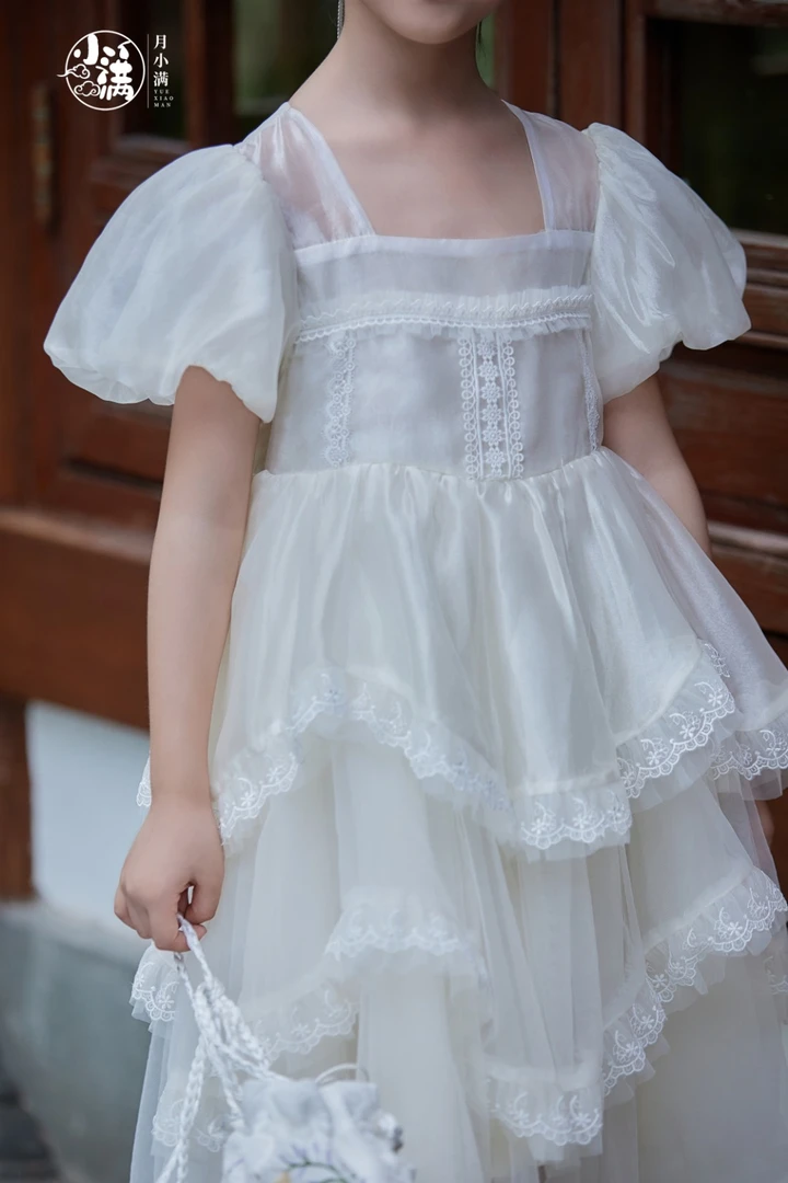 月小满女童连衣裙2025新款儿童公主裙女孩国风