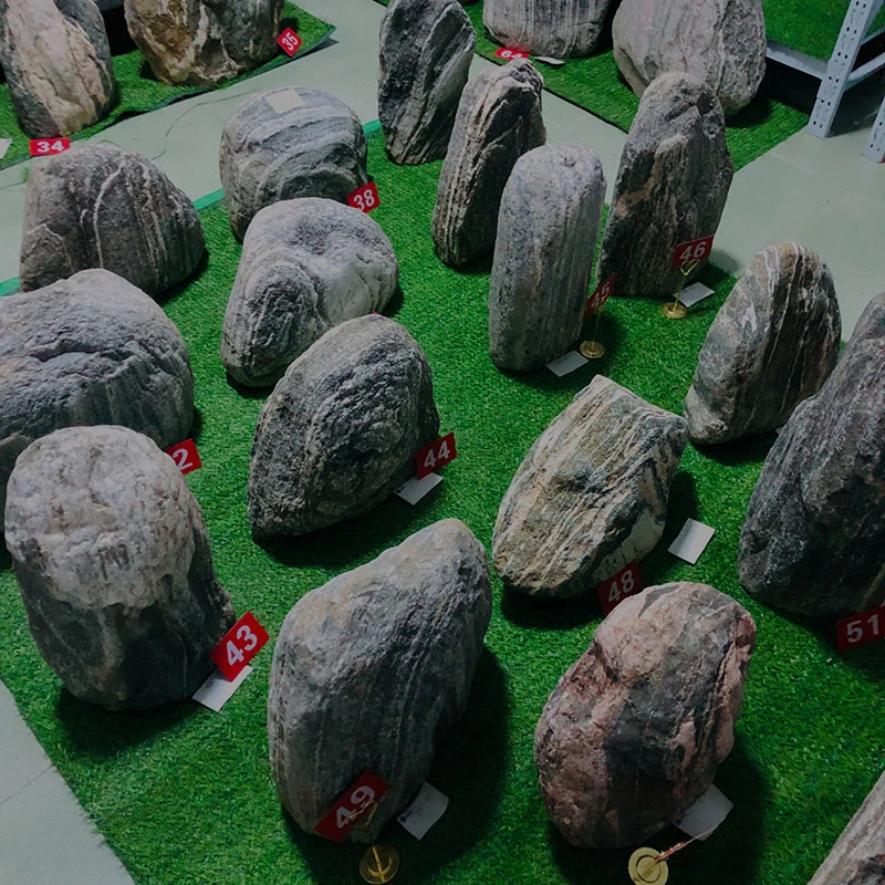 家用靠山石平安石风景石摆件石敢当办公室室内室外庭院