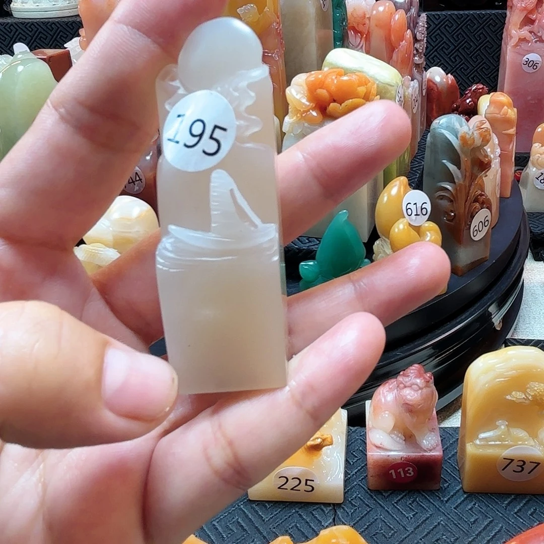 寿山石印石一帆风顺